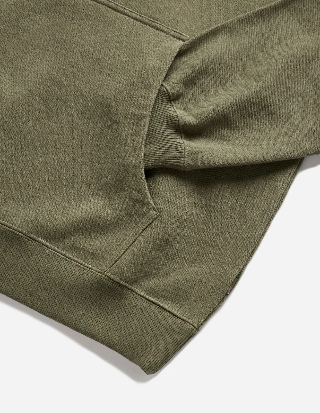 4622 Maharishi Organic Hooded Sweat Olive