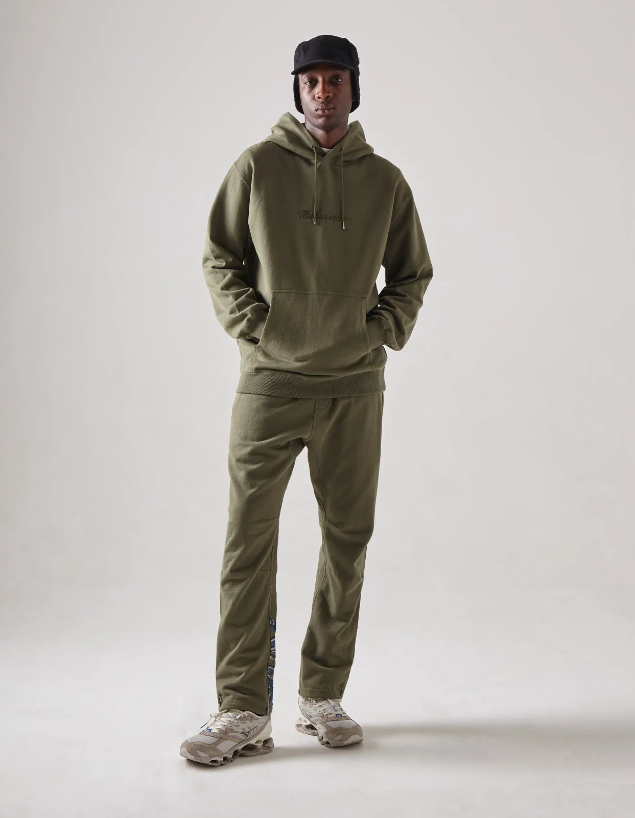 4622 Maharishi Organic Hooded Sweat Olive