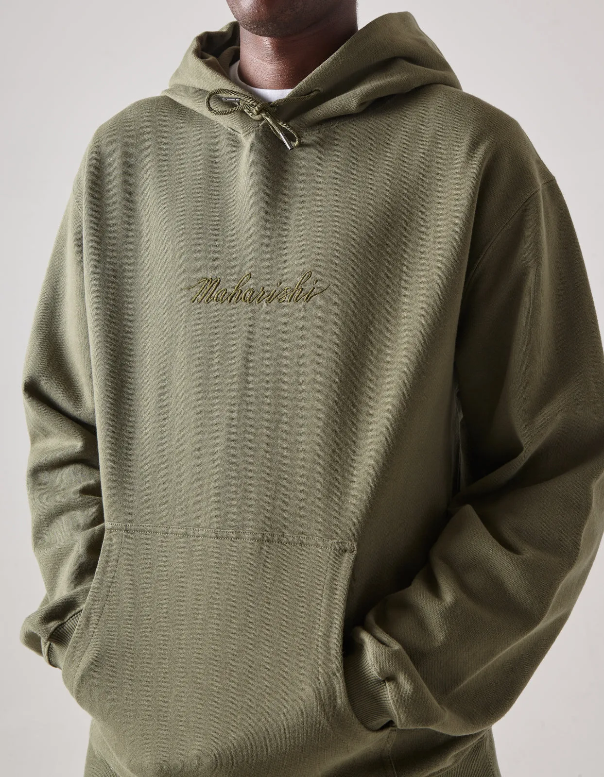 4622 Maharishi Organic Hooded Sweat Olive