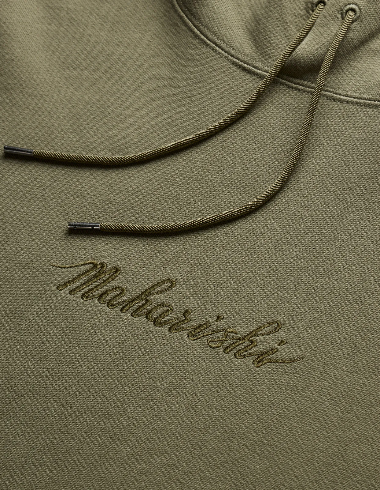 4622 Maharishi Organic Hooded Sweat Olive