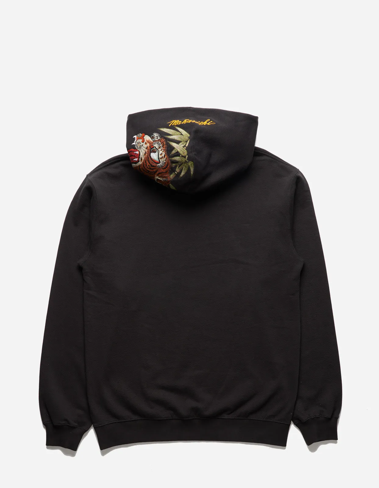 5097 Maha Tiger Hooded Sweat Black