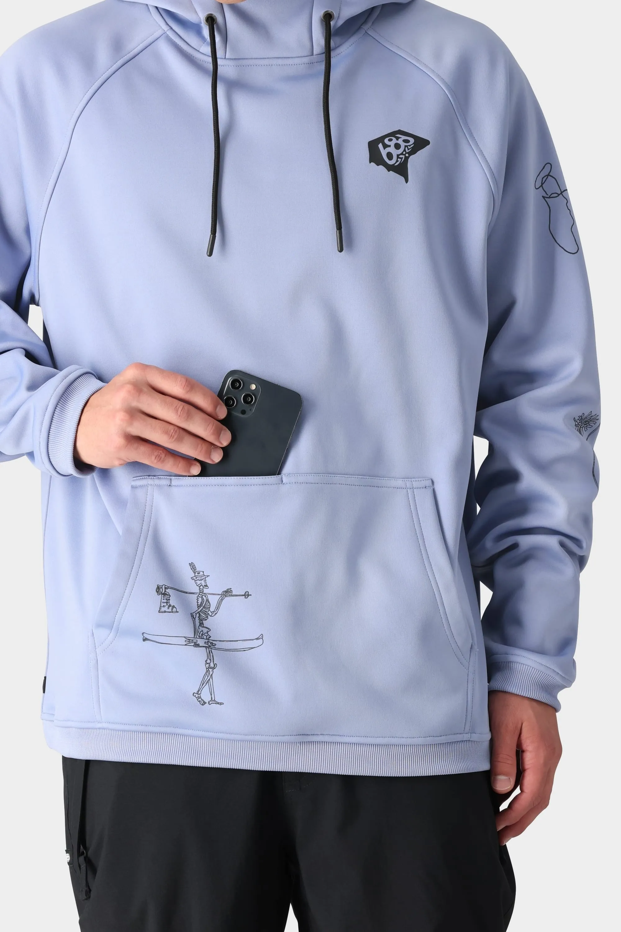 Mens 686 Bonded Fleece Pullover Hoodie - Warm, Stylish, and Durable