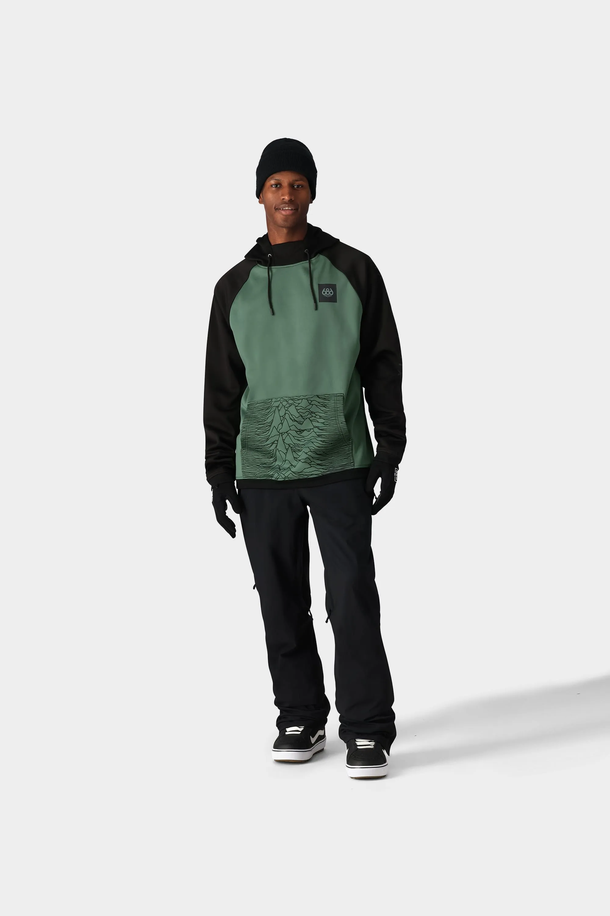 Mens 686 Bonded Fleece Pullover Hoodie - Warm, Stylish, and Durable