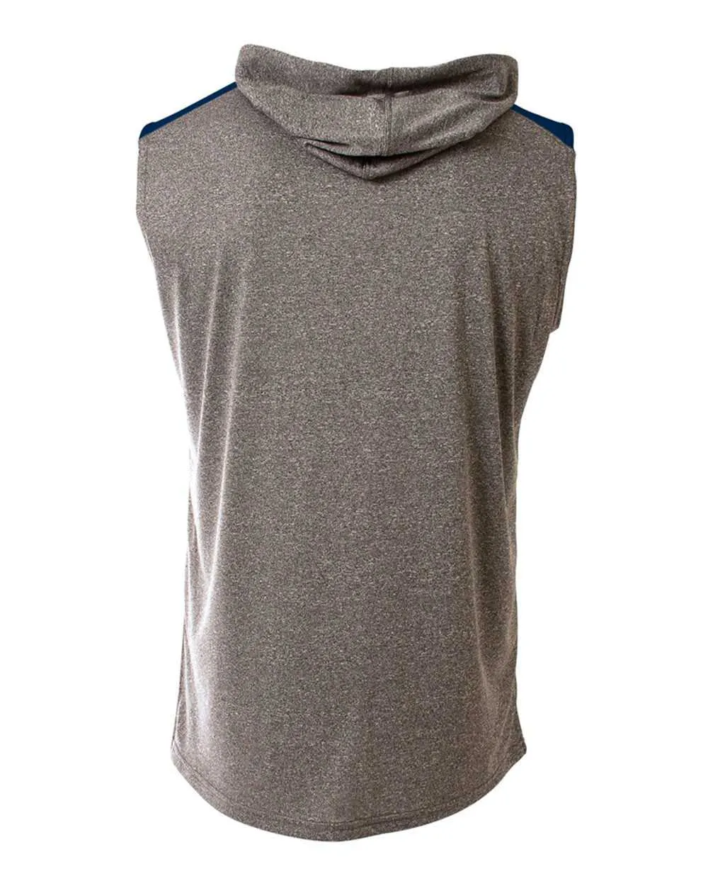 A4 N3031 Tourney Hooded Tee - Heather Navy