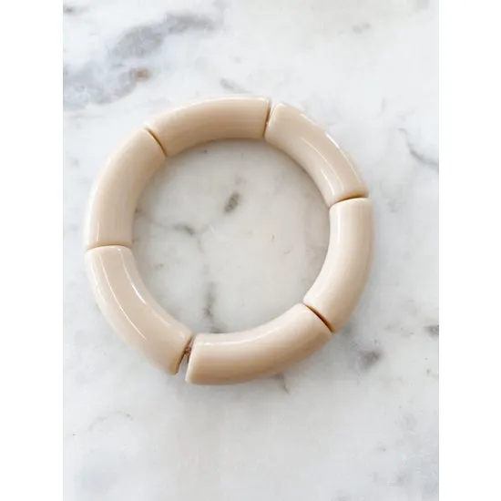 Acrylic Bamboo Bangle (7mm)