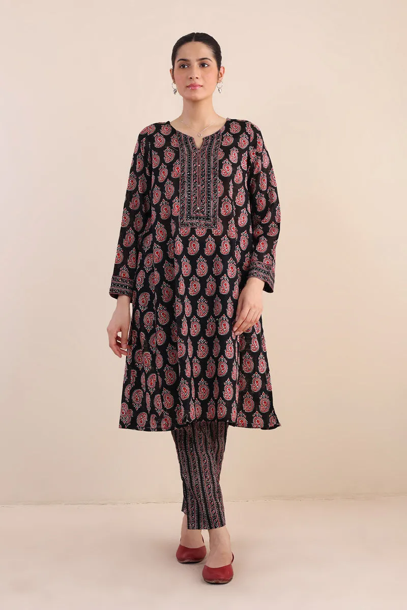 Ajrak Block 2-Piece