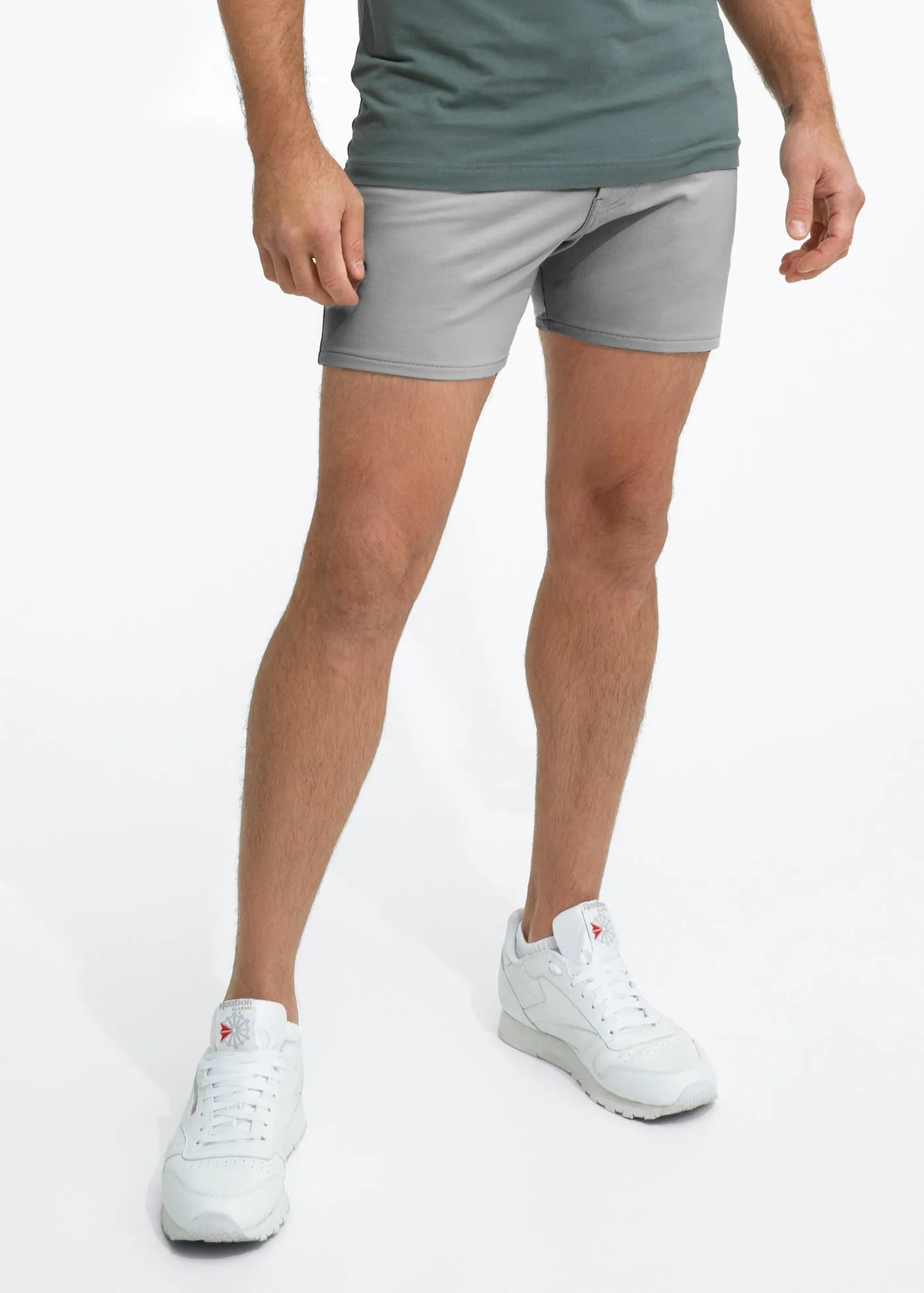 All-In 5" Shorts | Light Grey