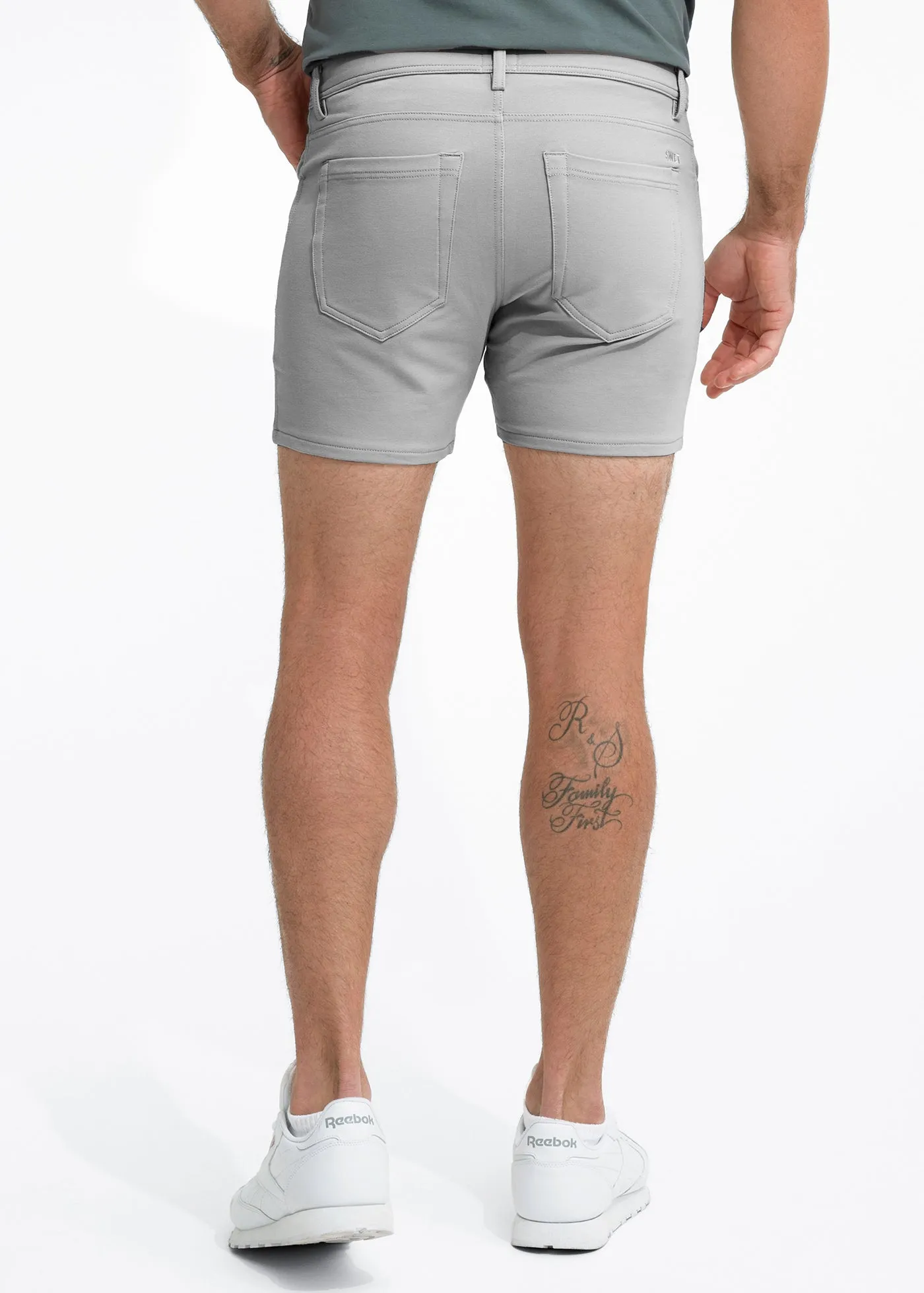 All-In 5" Shorts | Light Grey