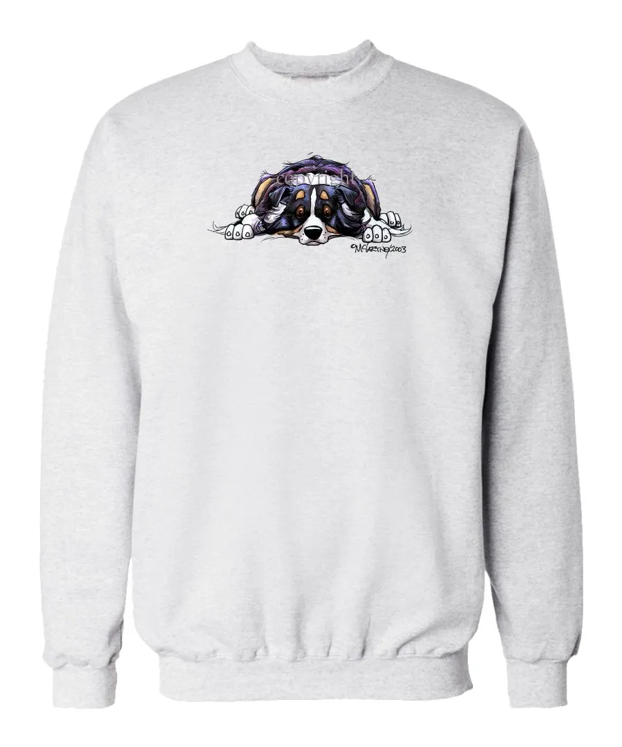 Australian Shepherd  Black Tri - Rug Dog - Sweatshirt