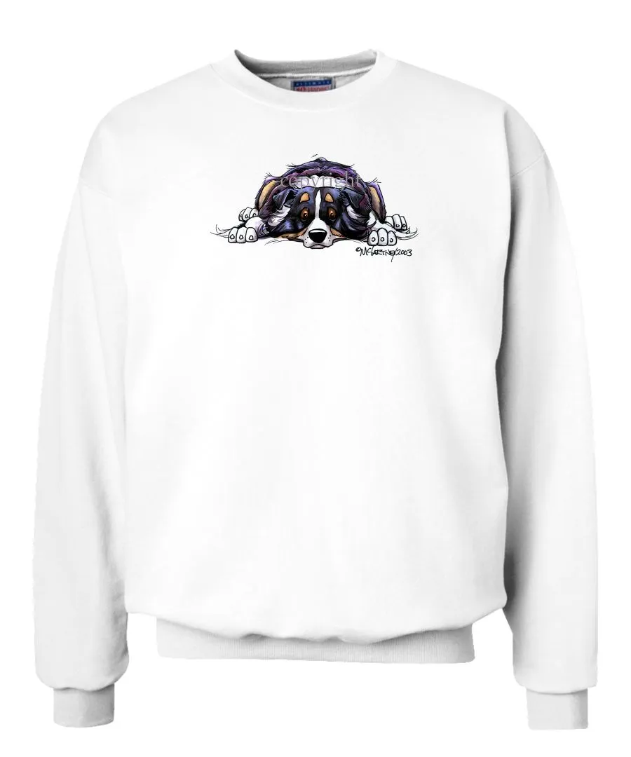 Australian Shepherd  Black Tri - Rug Dog - Sweatshirt