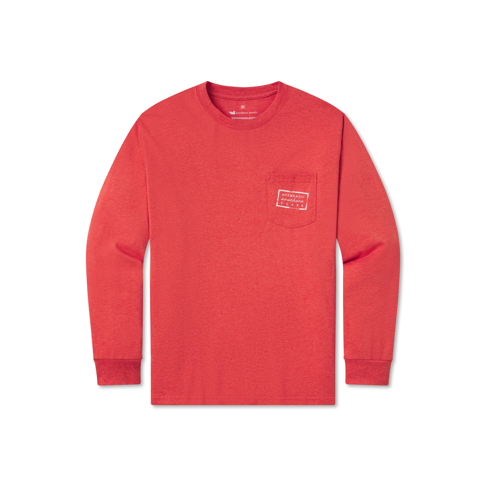 Authentic Heathered Tee - Long Sleeve