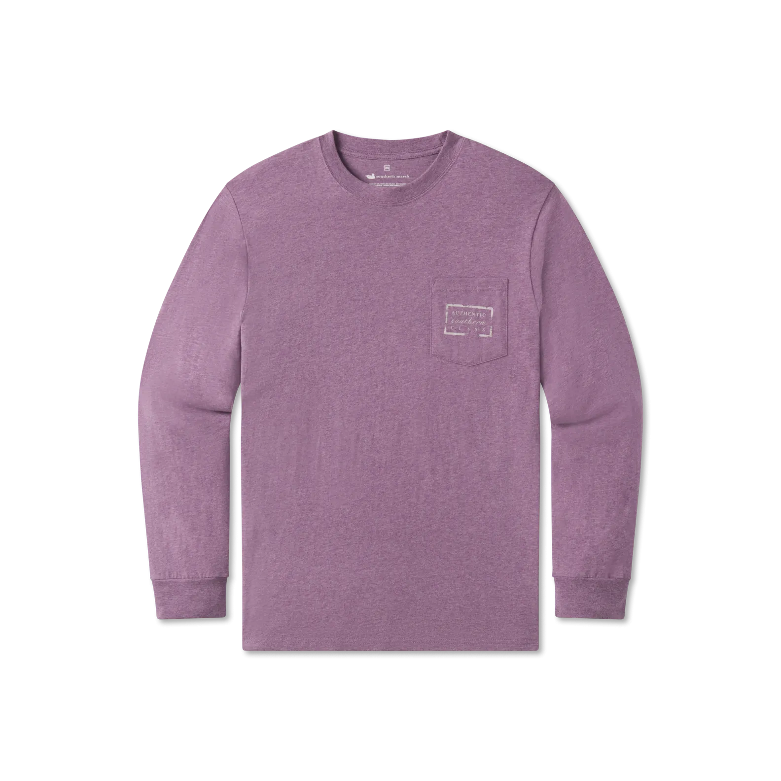 Authentic Heathered Tee - Long Sleeve