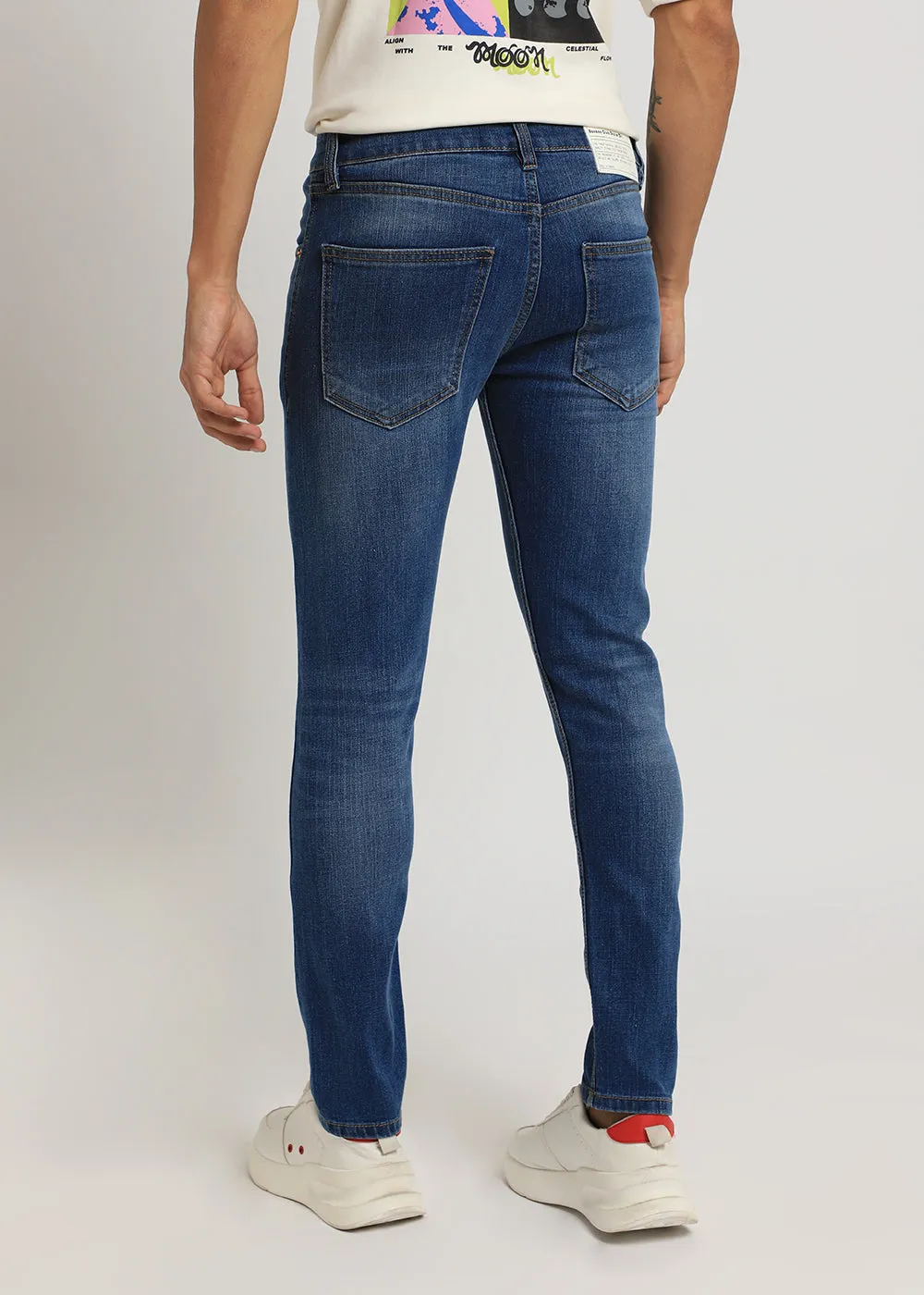 Azora Blue Slim fit Jeans