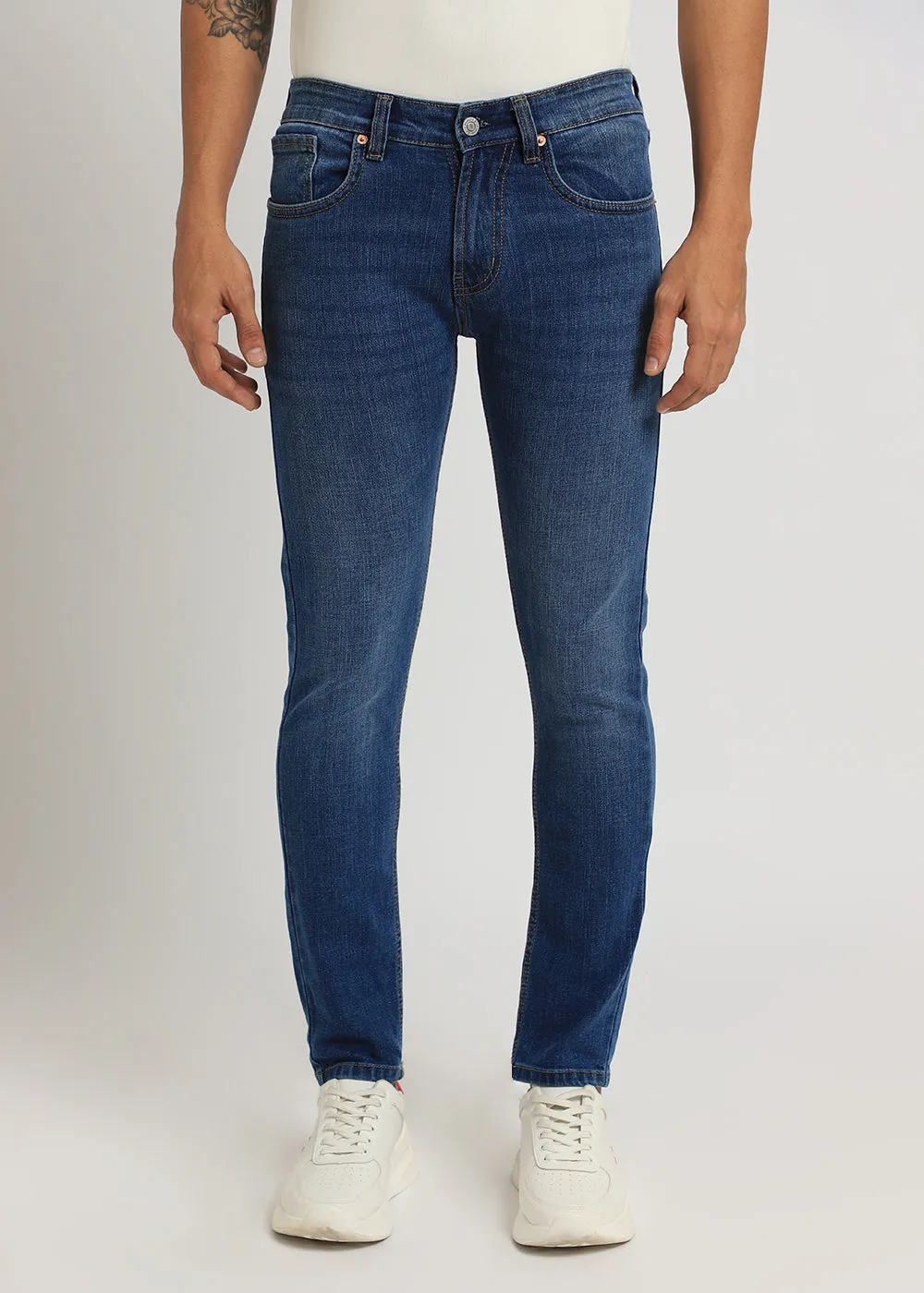 Azora Blue Slim fit Jeans