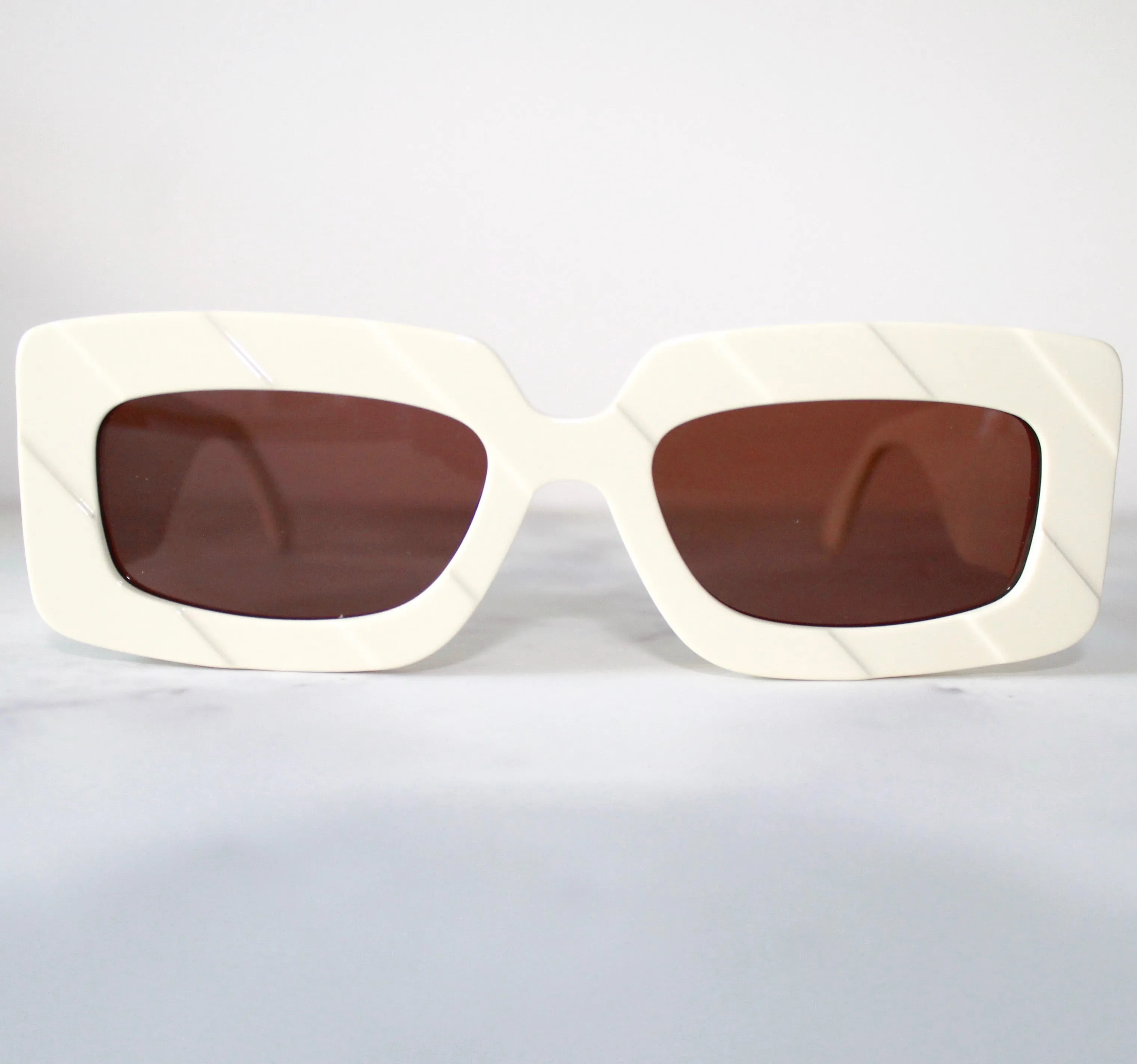 Azores Sunglasses Off White