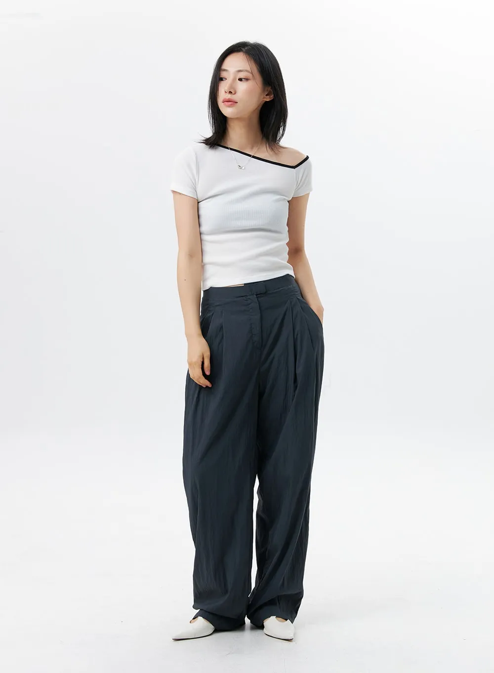 Baggy Tailored Pants OL327