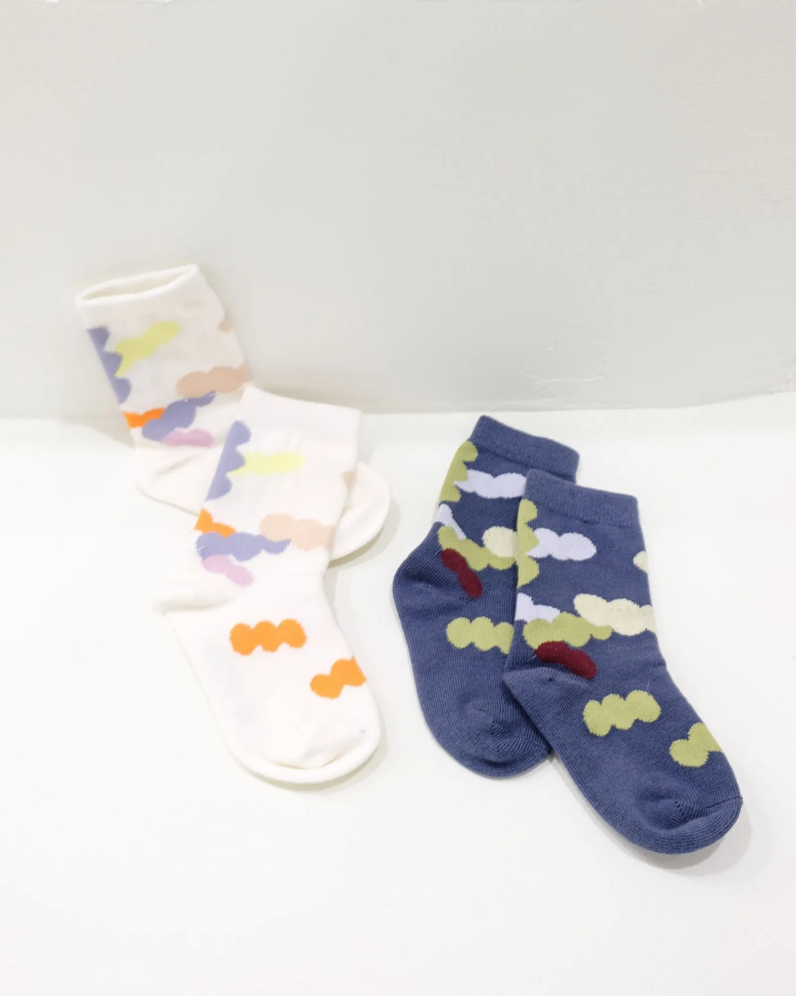 Balloon Knitted Socks (Indigo)