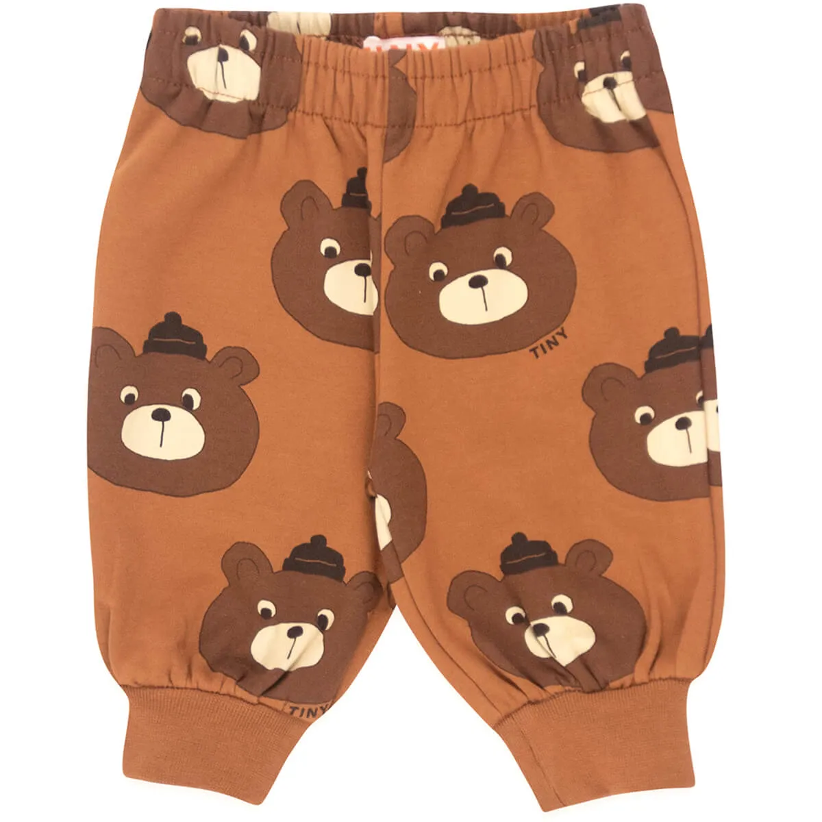 Bears Baby Sweatpant in Brown by Tinycottons