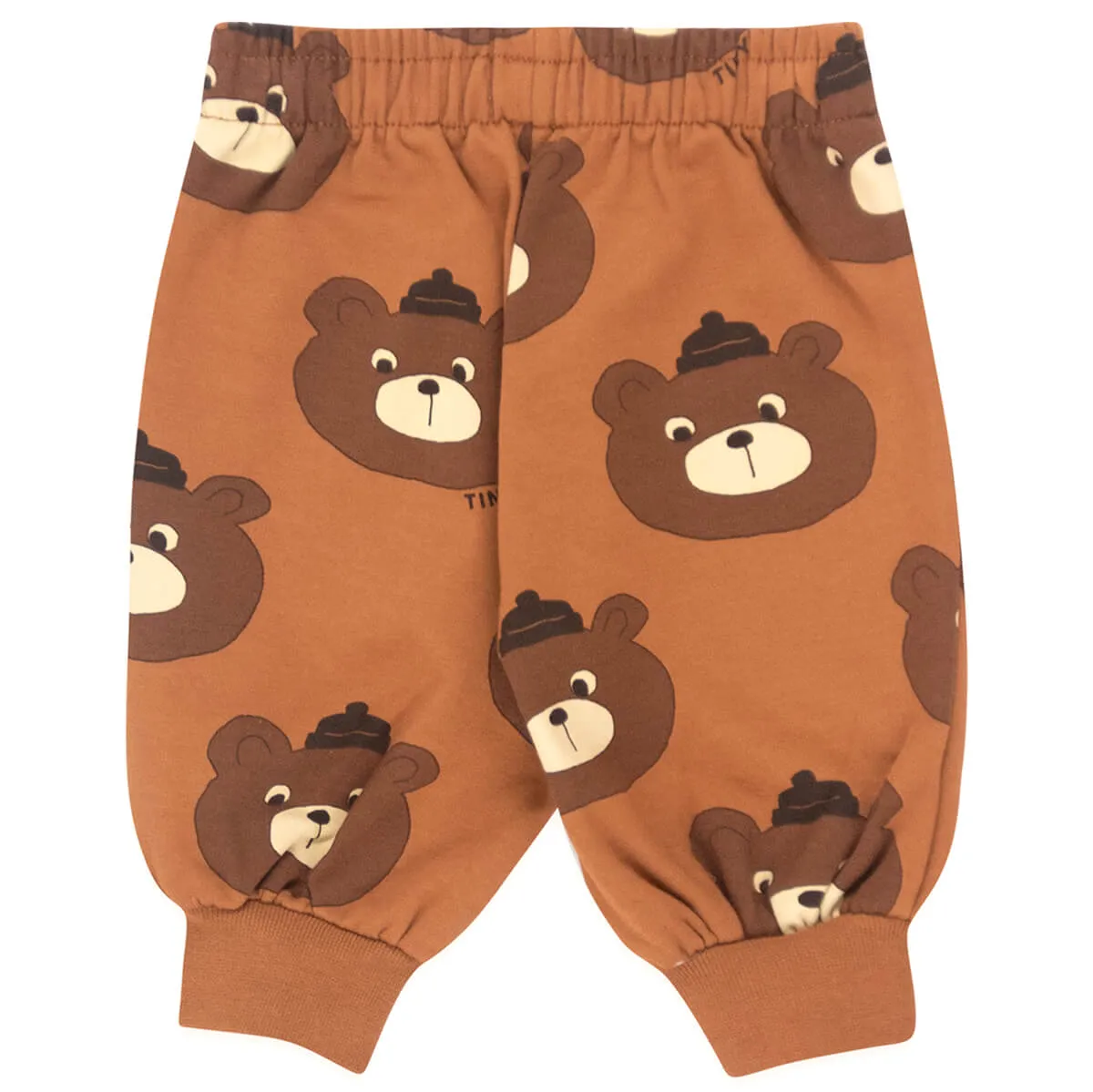 Bears Baby Sweatpant in Brown by Tinycottons