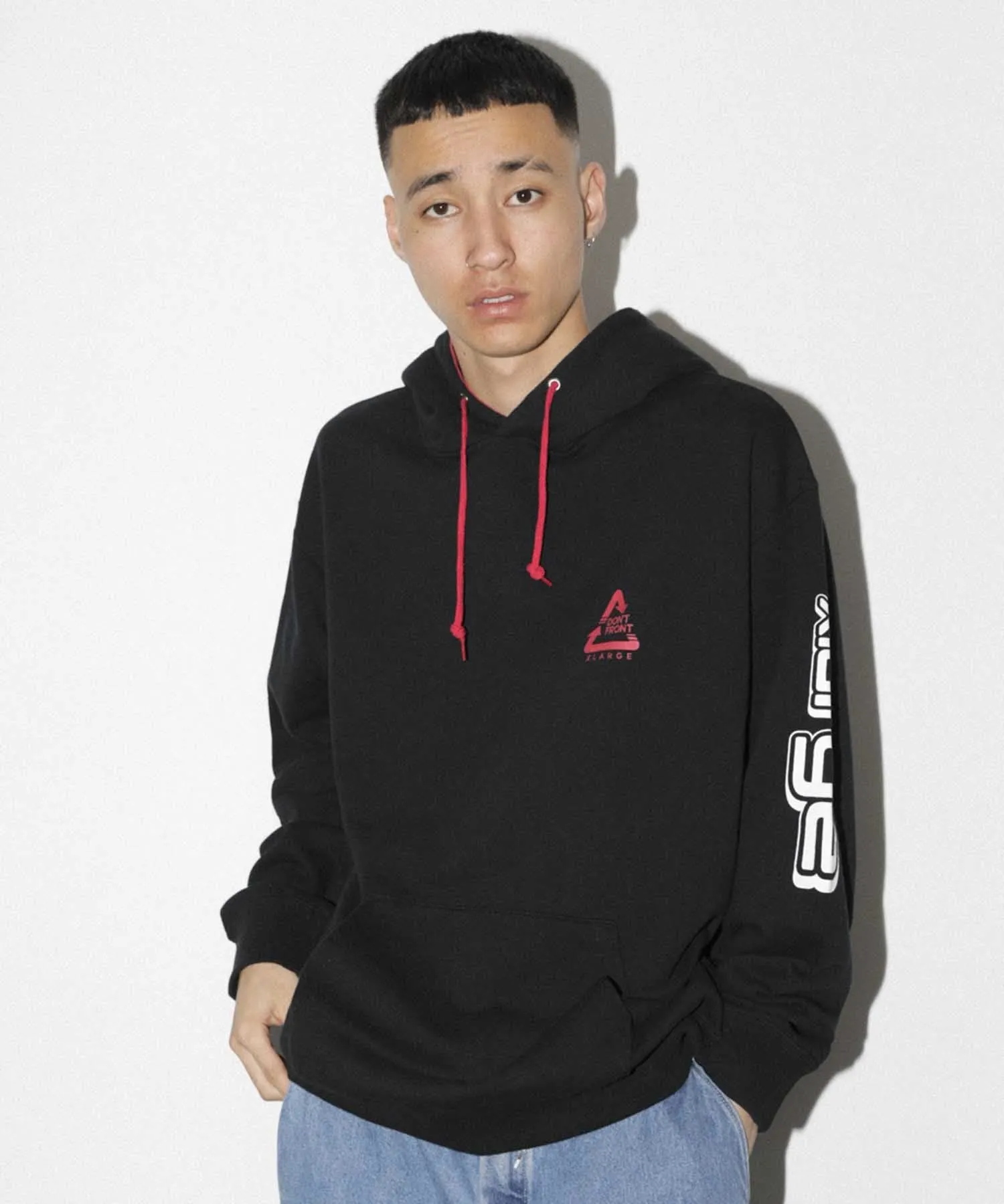 BICOLOR HOODED SWEAT