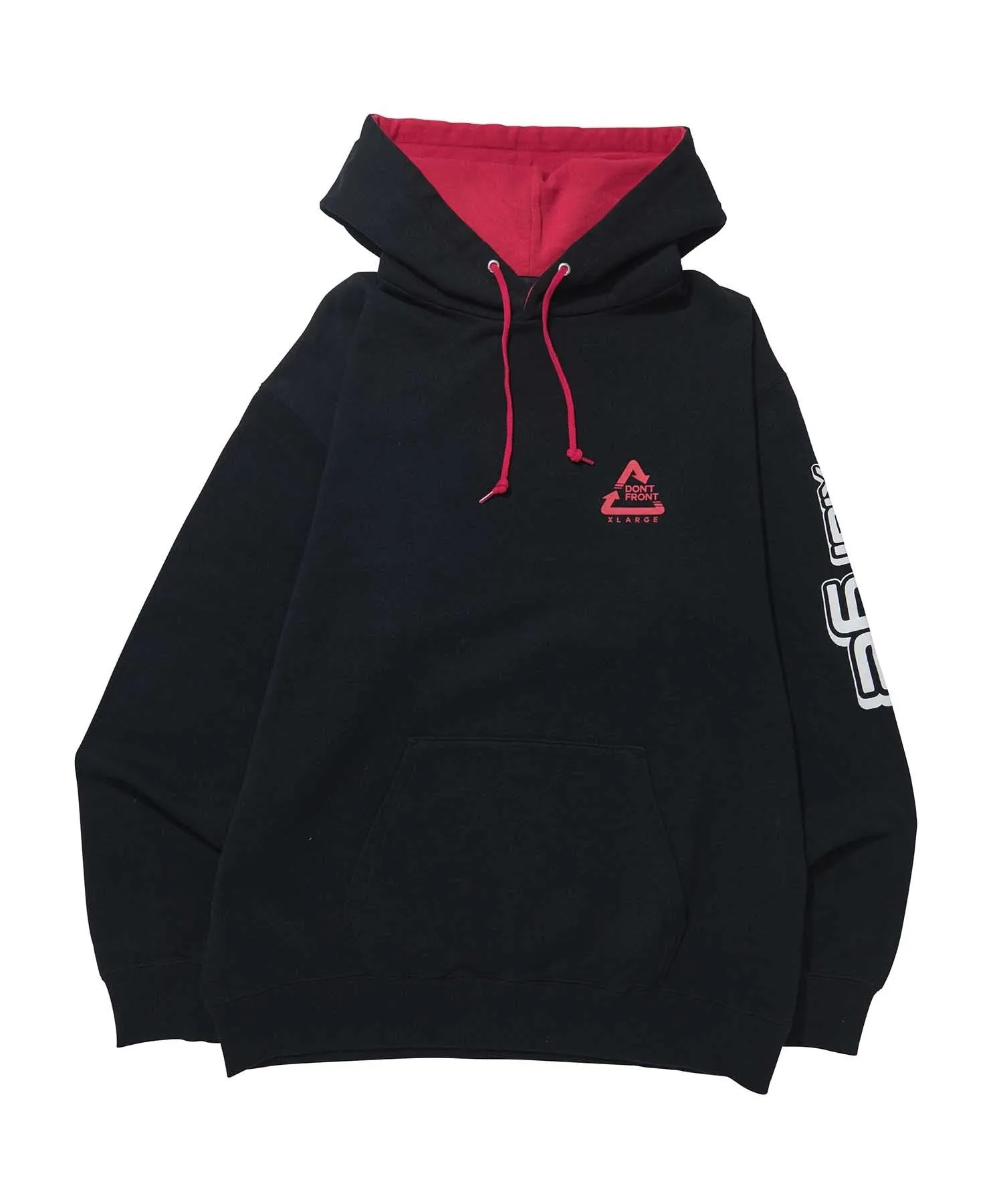 BICOLOR HOODED SWEAT