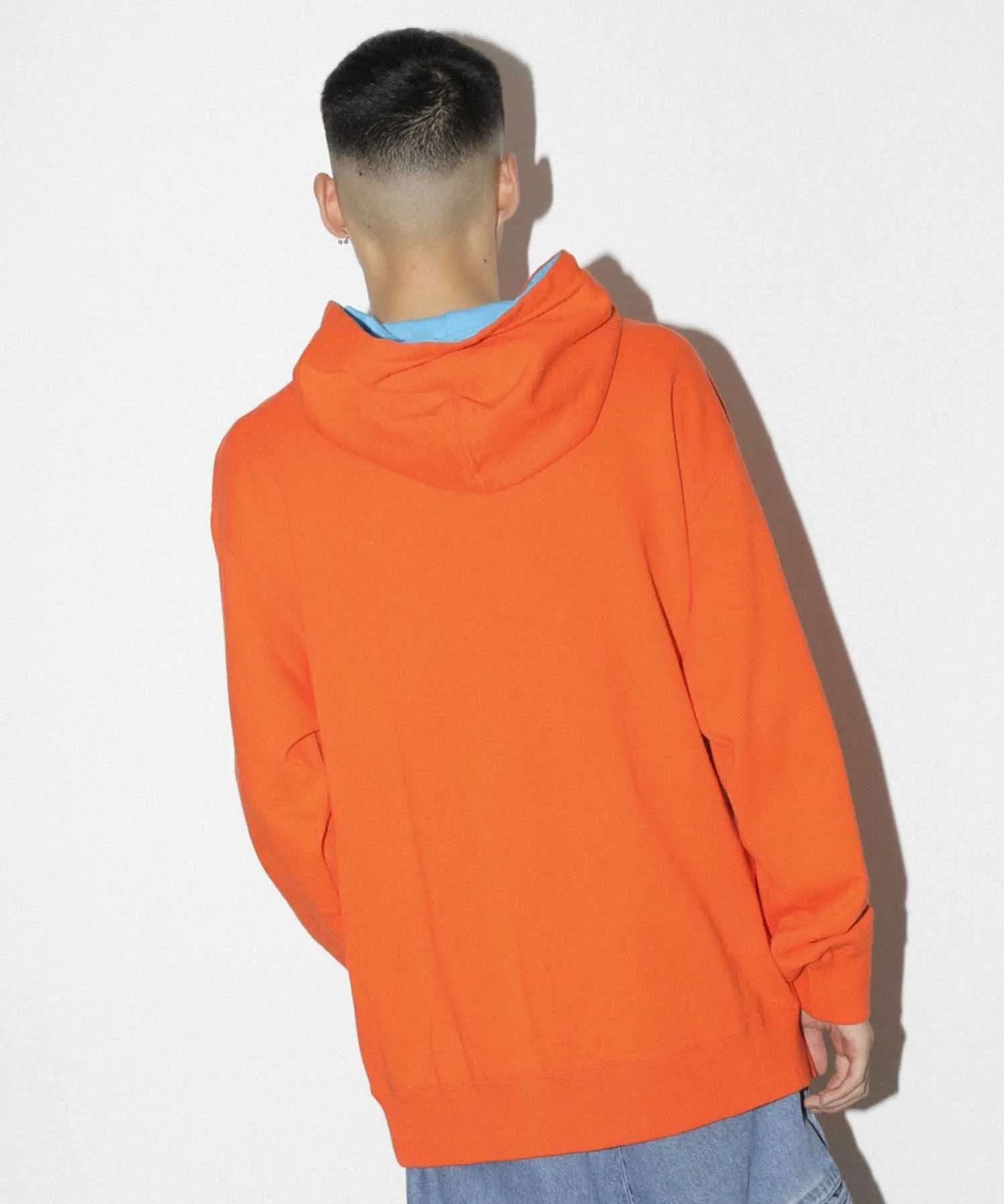 BICOLOR HOODED SWEAT