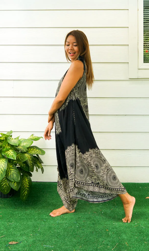 Black Lotus Mandala Jumpsuit