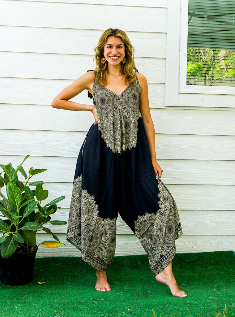 Black Lotus Mandala Jumpsuit