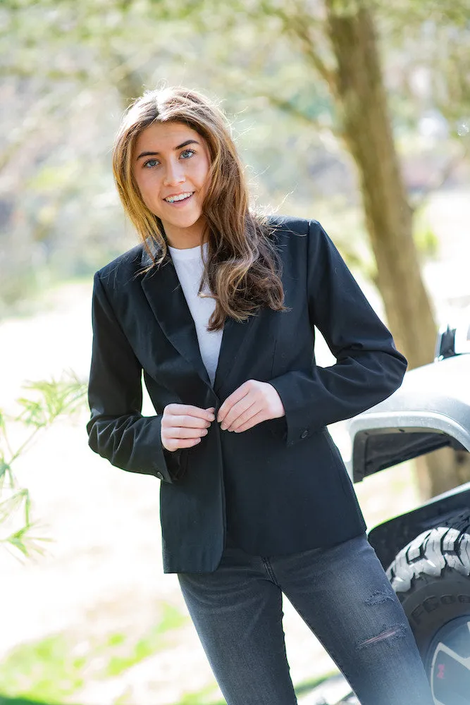 Butterflies Blazer - Black