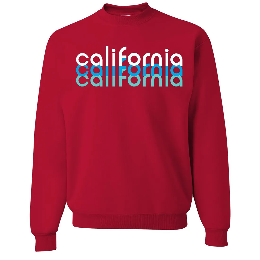 California Cool Stacked Crewneck Sweatshirt