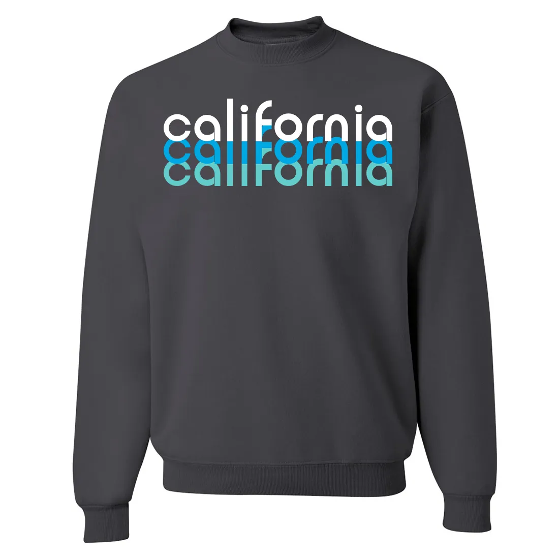 California Cool Stacked Crewneck Sweatshirt