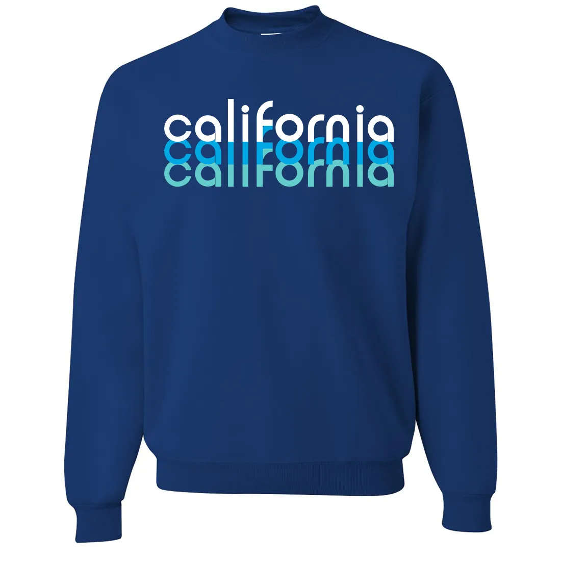 California Cool Stacked Crewneck Sweatshirt