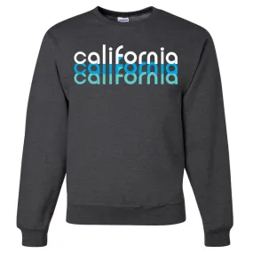 California Cool Stacked Crewneck Sweatshirt