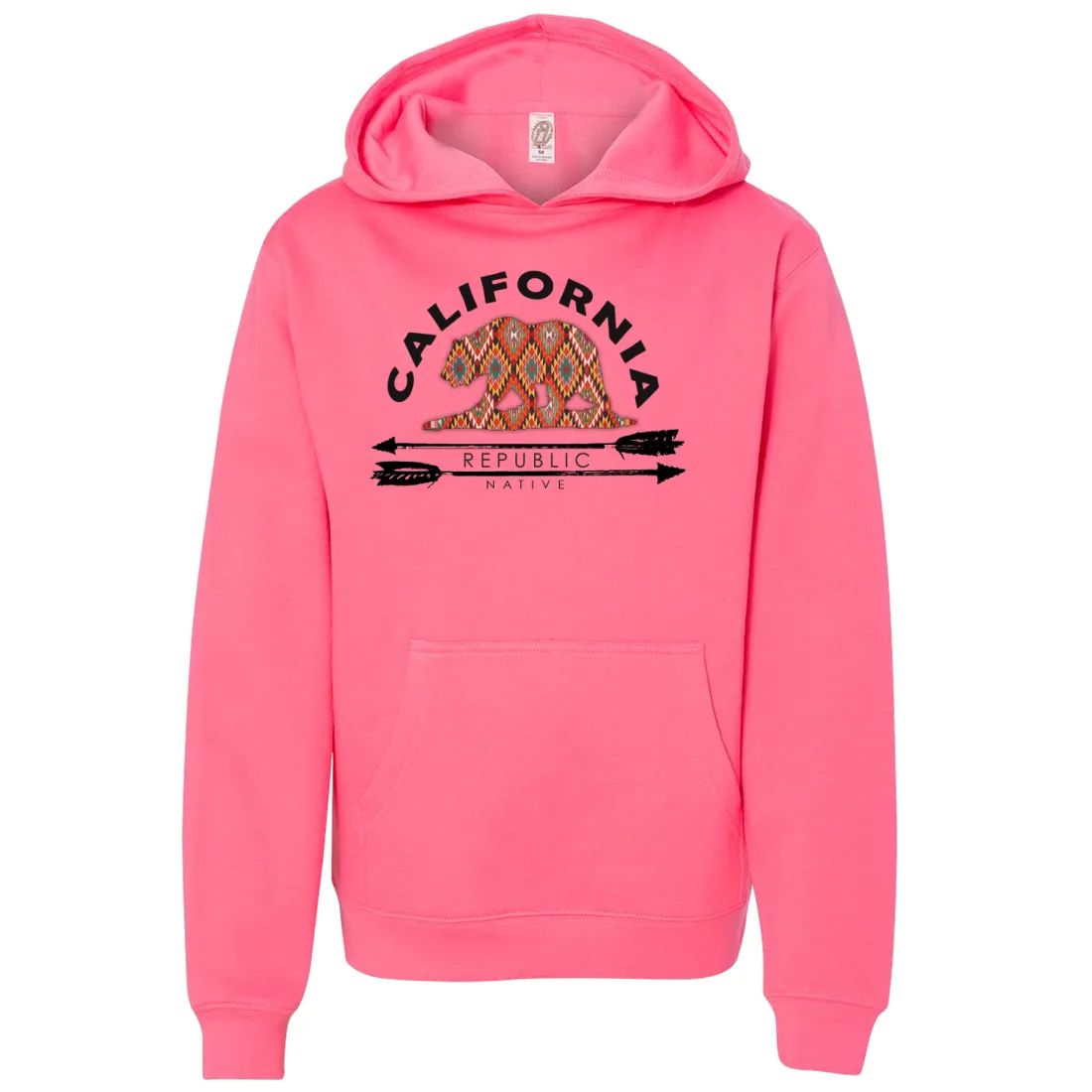 California Republic Native Premium Youth Sweatshirt Hoodie