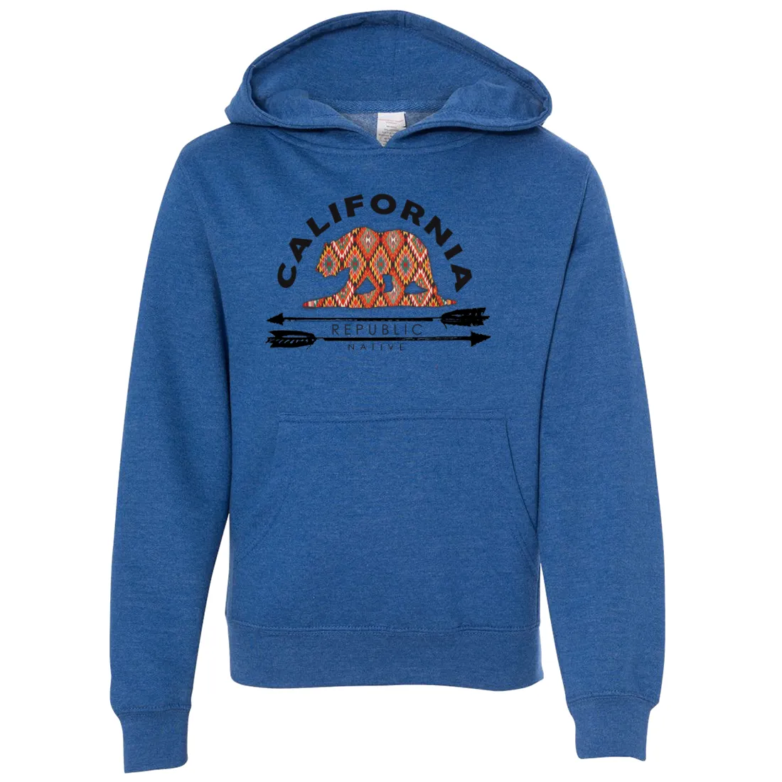 California Republic Native Premium Youth Sweatshirt Hoodie