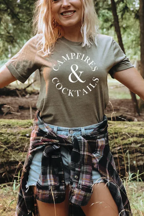 Campfires & Cocktails Tee 4841