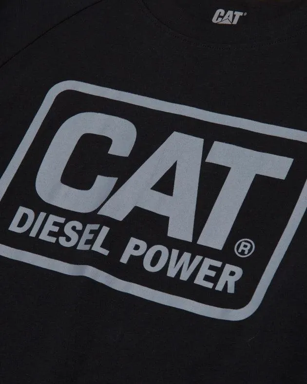 Cat Diesel Power L/S Tee - Black