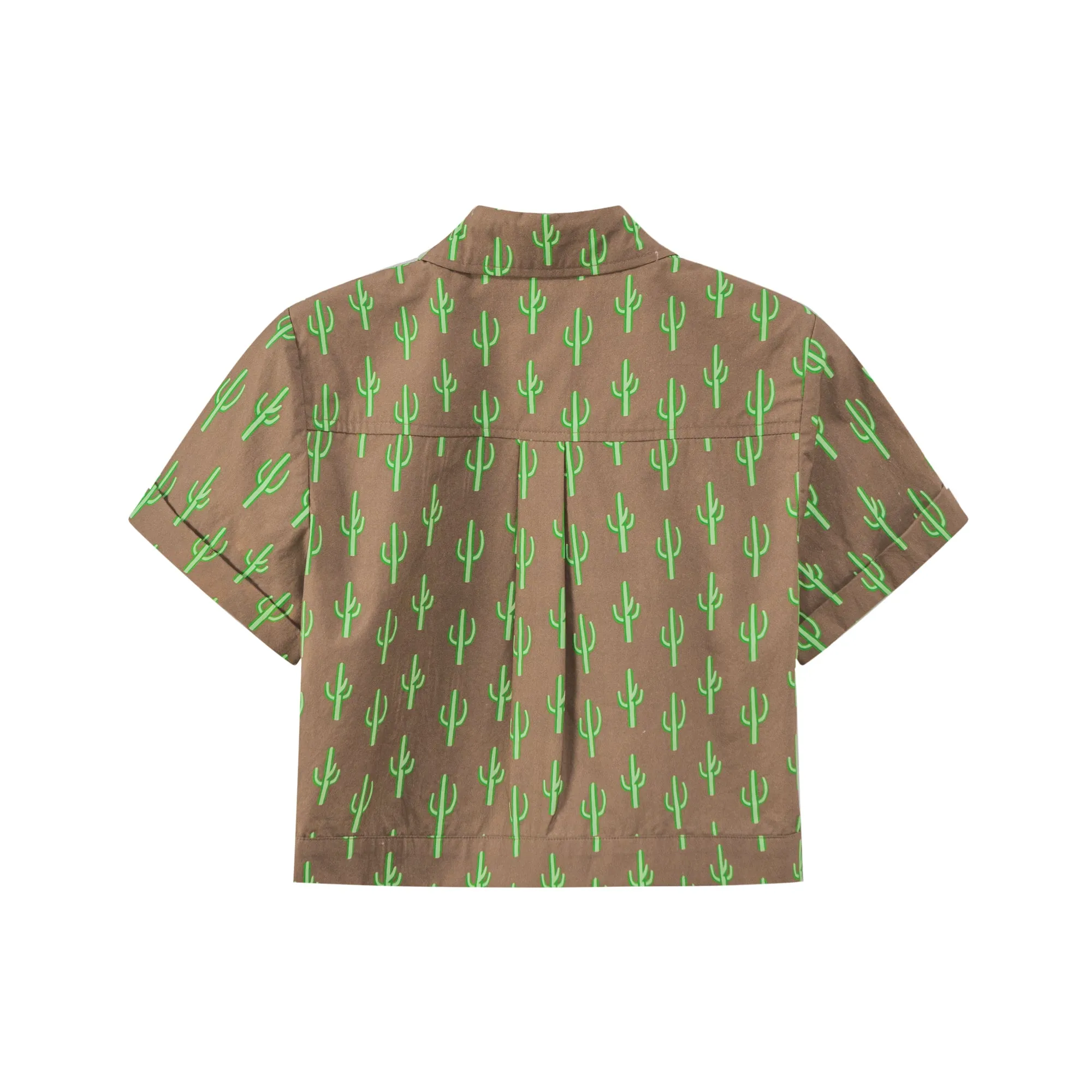 Catcus Inspired Cropped Shirt