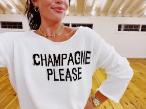 Champagne Please Lightweight Sweater - Ivory