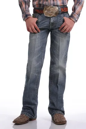 Cinch Boys Slim Fit Medium Stonewash Jeans Style MB16741002