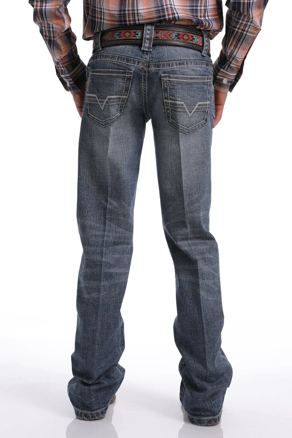 Cinch Boys Slim Fit Medium Stonewash Jeans Style MB16741002