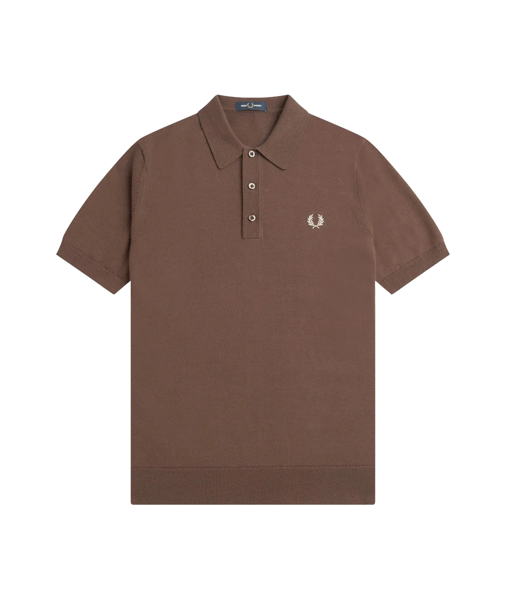 Classic Knitted Shirt - Brown