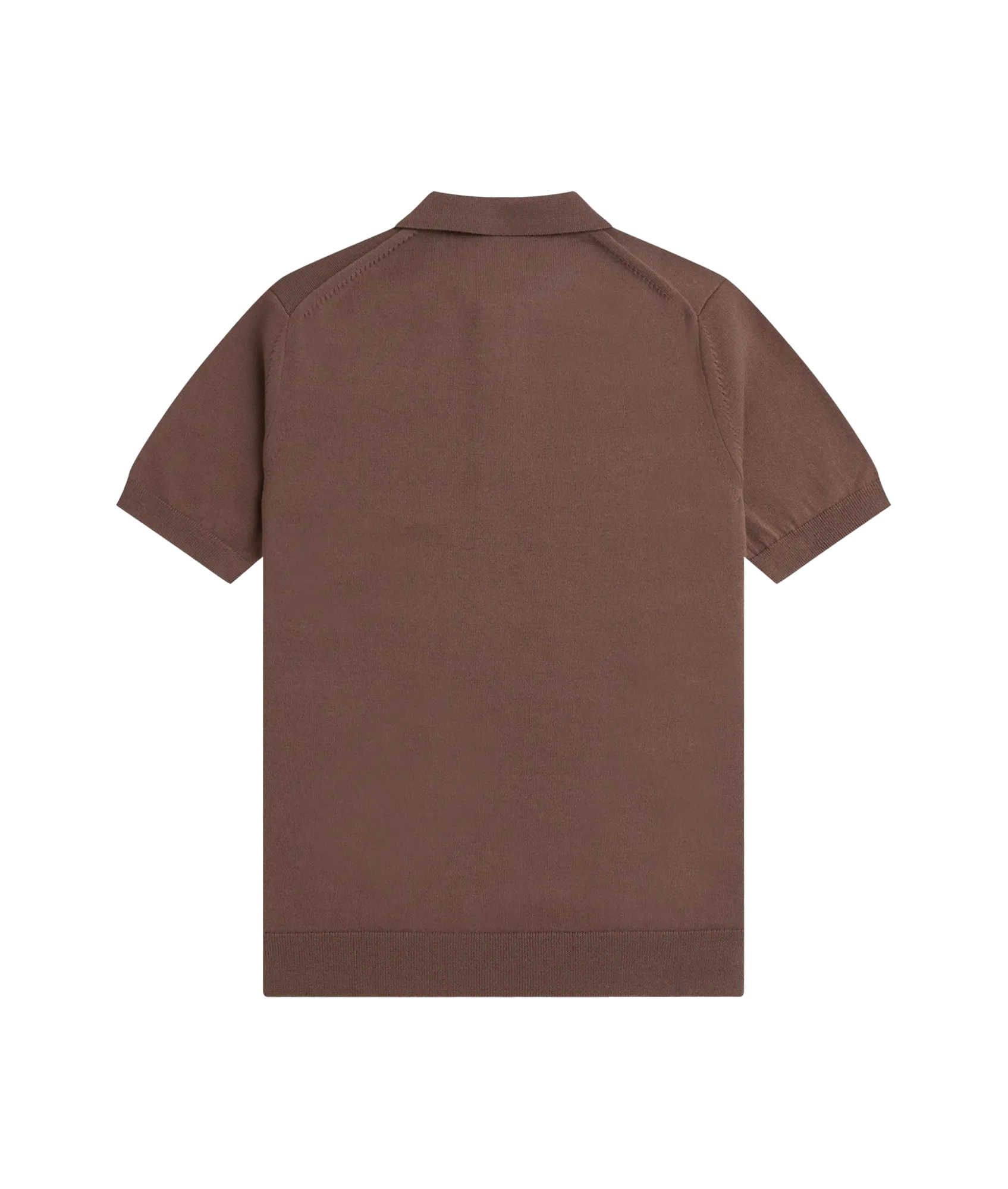 Classic Knitted Shirt - Brown