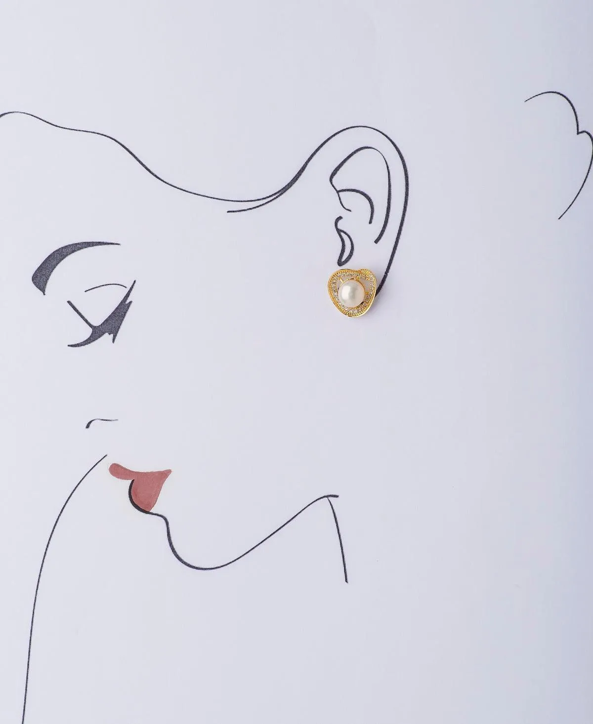 Classic Pearl Stud Earring