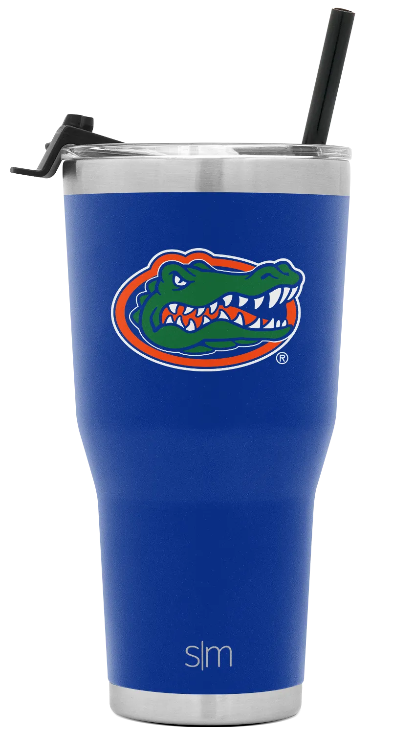 Collegiate Cruiser Tumbler with Flip Lid and Straw