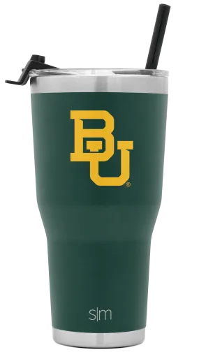 Collegiate Cruiser Tumbler with Flip Lid and Straw