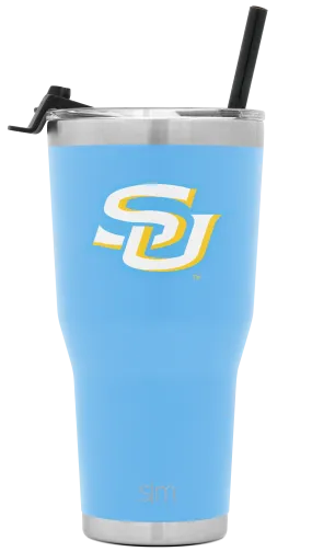 Collegiate Cruiser Tumbler with Flip Lid and Straw