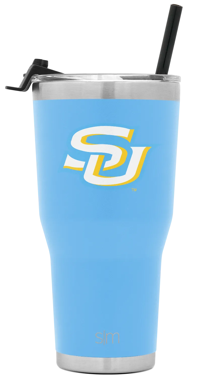 Collegiate Cruiser Tumbler with Flip Lid and Straw