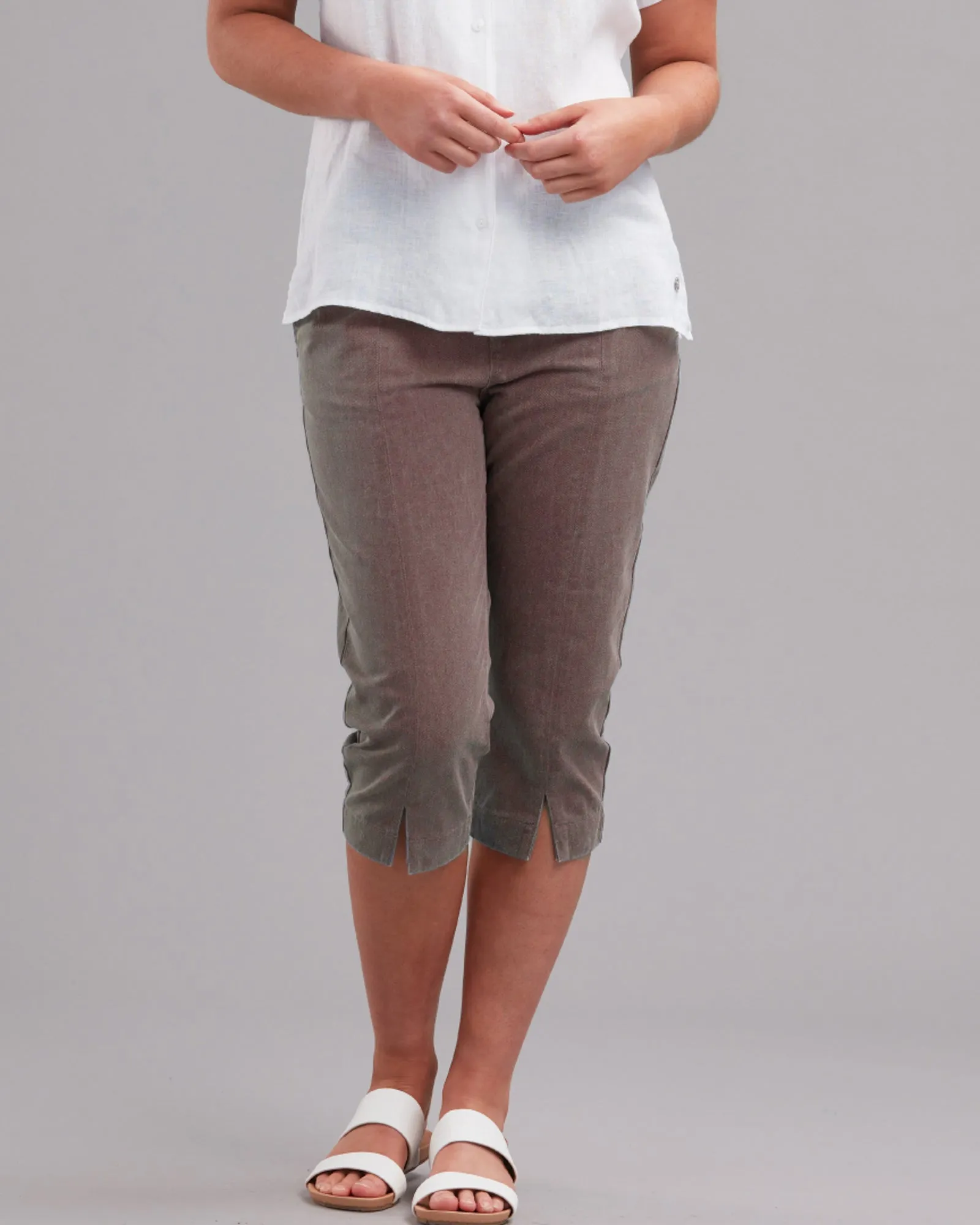 COTTON WEATHERED CAPRI