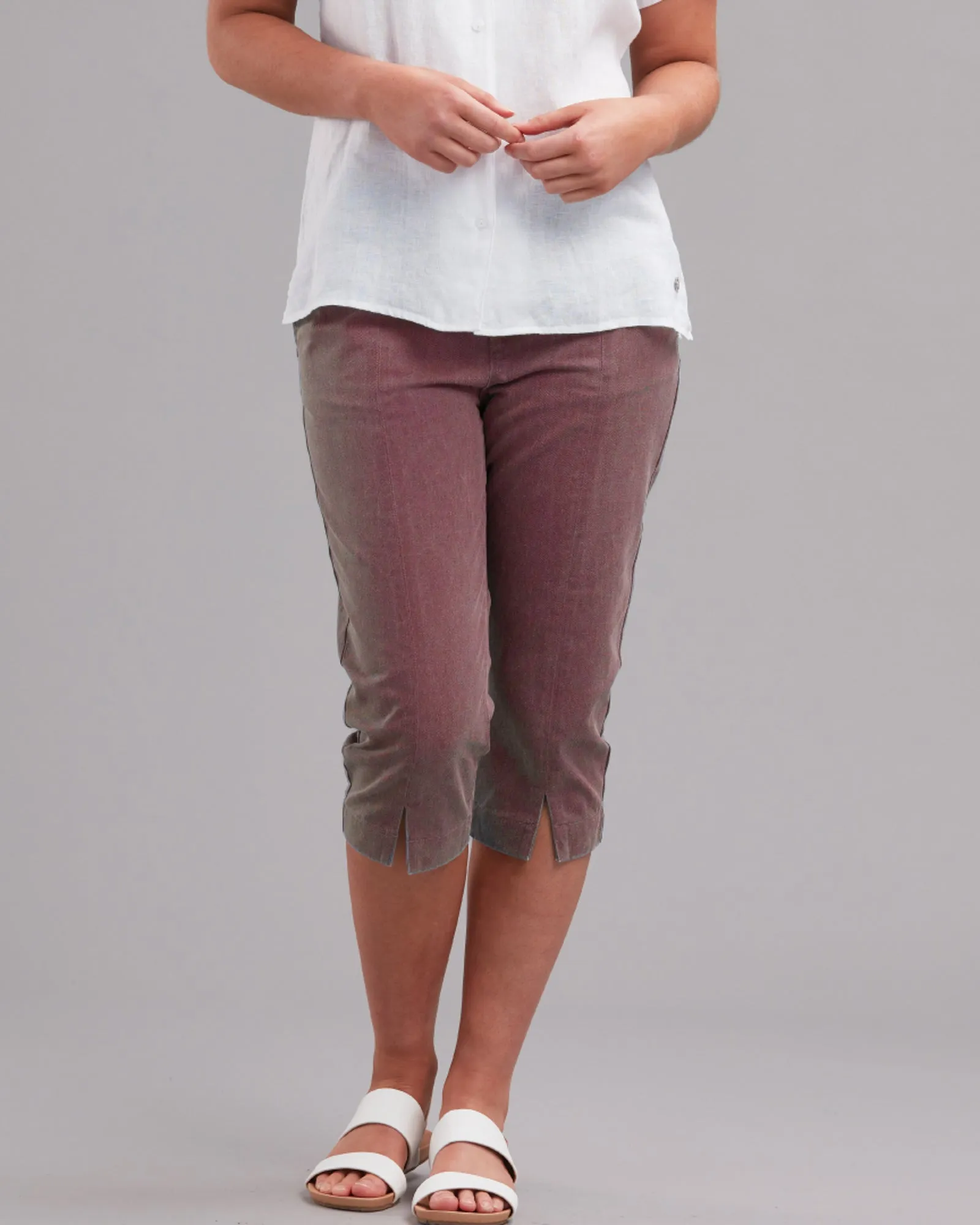 COTTON WEATHERED CAPRI